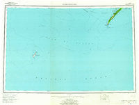 Middleton Island Alaska Historical topographic map, 1:250000 scale, 1 X 3 Degree, Year 1955