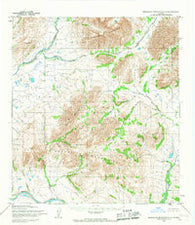 Misheguk Mountain A-4 Alaska Historical topographic map, 1:63360 scale, 15 X 15 Minute, Year 1955