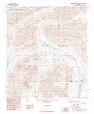 Misheguk Mountain B-5 Alaska Historical topographic map, 1:63360 scale, 15 X 15 Minute, Year 1990