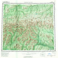 Misheguk Mountain Alaska Historical topographic map, 1:250000 scale, 1 X 3 Degree, Year 1956
