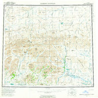 Misheguk Mountain Alaska Historical topographic map, 1:250000 scale, 1 X 3 Degree, Year 1956