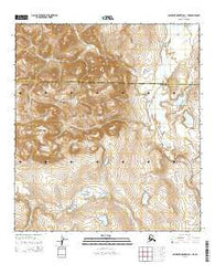 Misheguk Mountain A-1 NE Alaska Current topographic map, 1:25000 scale, 7.5 X 7.5 Minute, Year 2015