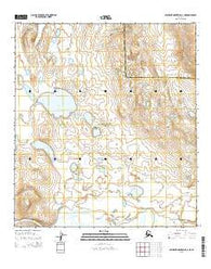 Misheguk Mountain A-2 NE Alaska Current topographic map, 1:25000 scale, 7.5 X 7.5 Minute, Year 2015