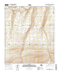 Misheguk Mountain D-2 NE Alaska Current topographic map, 1:25000 scale, 7.5 X 7.5 Minute, Year 2016