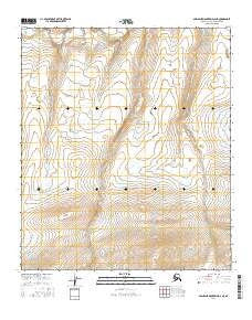 Misheguk Mountain D-2 NE Alaska Current topographic map, 1:25000 scale, 7.5 X 7.5 Minute, Year 2016