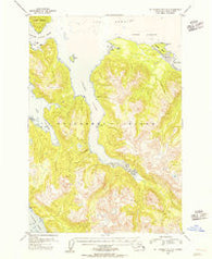 Mount Fairweather A-1 Alaska Historical topographic map, 1:63360 scale, 15 X 15 Minute, Year 1954