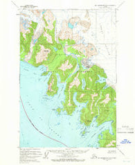 Mount Fairweather B-3 Alaska Historical topographic map, 1:63360 scale, 15 X 15 Minute, Year 1961