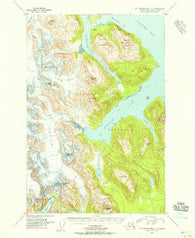 Mount Fairweather C-2 Alaska Historical topographic map, 1:63360 scale, 15 X 15 Minute, Year 1950