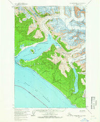 Mount Fairweather C-5 Alaska Historical topographic map, 1:63360 scale, 15 X 15 Minute, Year 1961