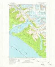 Mount Fairweather C-5 Alaska Historical topographic map, 1:63360 scale, 15 X 15 Minute, Year 1961
