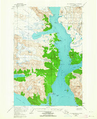 Mount Fairweather D-1 Alaska Historical topographic map, 1:63360 scale, 15 X 15 Minute, Year 1948
