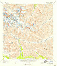 Mount Hayes A-1 Alaska Historical topographic map, 1:63360 scale, 15 X 15 Minute, Year 1954