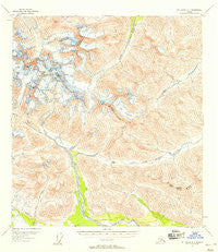 Mount Hayes A-1 Alaska Historical topographic map, 1:63360 scale, 15 X 15 Minute, Year 1954