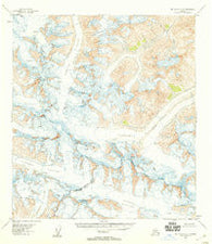 Mount Hayes B-3 Alaska Historical topographic map, 1:63360 scale, 15 X 15 Minute, Year 1955