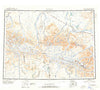 Mount Hayes Alaska Historical topographic map, 1:250000 scale, 1 X 3 Degree, Year 1950