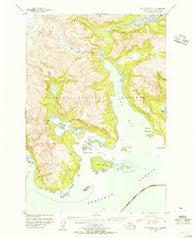 Mount Katmai A-2 Alaska Historical topographic map, 1:63360 scale, 15 X 15 Minute, Year 1951