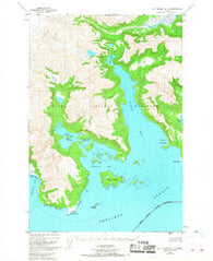 Mount Katmai A-2 Alaska Historical topographic map, 1:63360 scale, 15 X 15 Minute, Year 1951