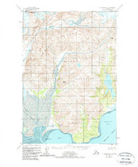 Mount Katmai A-3 Alaska Historical topographic map, 1:63360 scale, 15 X 15 Minute, Year 1951