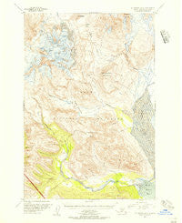 Mount Katmai A-4 Alaska Historical topographic map, 1:63360 scale, 15 X 15 Minute, Year 1951