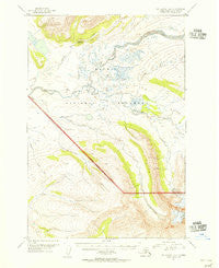 Mount Katmai A-6 Alaska Historical topographic map, 1:63360 scale, 15 X 15 Minute, Year 1951