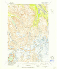 Mount Katmai B-3 Alaska Historical topographic map, 1:63360 scale, 15 X 15 Minute, Year 1951