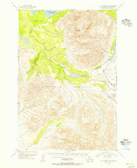 Mount Katmai B-5 Alaska Historical topographic map, 1:63360 scale, 15 X 15 Minute, Year 1951