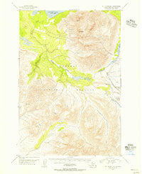 Mount Katmai B-5 Alaska Historical topographic map, 1:63360 scale, 15 X 15 Minute, Year 1951