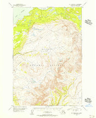 Mount Katmai B-6 Alaska Historical topographic map, 1:63360 scale, 15 X 15 Minute, Year 1951