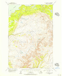 Mount Katmai B-6 Alaska Historical topographic map, 1:63360 scale, 15 X 15 Minute, Year 1951
