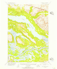 Mount Katmai C-4 Alaska Historical topographic map, 1:63360 scale, 15 X 15 Minute, Year 1951