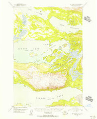 Mount Katmai C-5 Alaska Historical topographic map, 1:63360 scale, 15 X 15 Minute, Year 1951