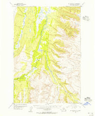 Mount Katmai D-1 Alaska Historical topographic map, 1:63360 scale, 15 X 15 Minute, Year 1951