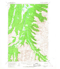 Mount Katmai D-1 Alaska Historical topographic map, 1:63360 scale, 15 X 15 Minute, Year 1953