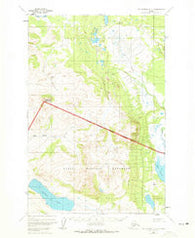 Mount Katmai D-6 Alaska Historical topographic map, 1:63360 scale, 15 X 15 Minute, Year 1951