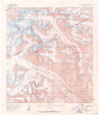 Mount McKinley A-1 Alaska Historical topographic map, 1:63360 scale, 15 X 15 Minute, Year 1954