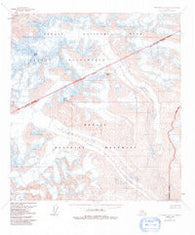 Mount McKinley A-1 Alaska Historical topographic map, 1:63360 scale, 15 X 15 Minute, Year 1954