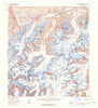 Mount McKinley A-2 Alaska Historical topographic map, 1:63360 scale, 15 X 15 Minute, Year 1954