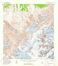 Mount McKinley A-3 Alaska Historical topographic map, 1:63360 scale, 15 X 15 Minute, Year 1954