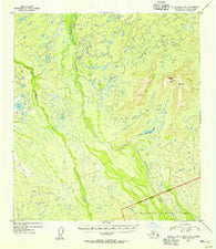 Mount McKinley B-5 Alaska Historical topographic map, 1:63360 scale, 15 X 15 Minute, Year 1954