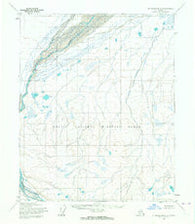 Mount Michelson D-4 Alaska Historical topographic map, 1:63360 scale, 15 X 15 Minute, Year 1955