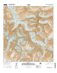 Mount Hayes A-1 NW Alaska Current topographic map, 1:25000 scale, 7.5 X 7.5 Minute, Year 2016