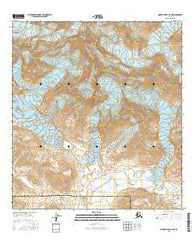 Mount Hayes A-2 NE Alaska Current topographic map, 1:25000 scale, 7.5 X 7.5 Minute, Year 2016