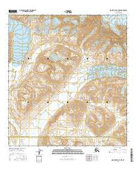 Mount Hayes A-2 NW Alaska Current topographic map, 1:25000 scale, 7.5 X 7.5 Minute, Year 2016
