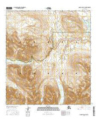 Mount Hayes A-5 NE Alaska Current topographic map, 1:25000 scale, 7.5 X 7.5 Minute, Year 2016