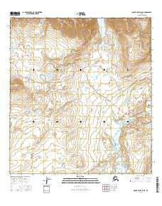Mount Hayes A-5 SE Alaska Current topographic map, 1:25000 scale, 7.5 X 7.5 Minute, Year 2016
