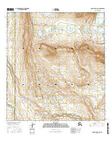 Mount Hayes A-5 SW Alaska Current topographic map, 1:25000 scale, 7.5 X 7.5 Minute, Year 2016