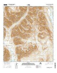 Mount Hayes A-6 NW Alaska Current topographic map, 1:25000 scale, 7.5 X 7.5 Minute, Year 2016