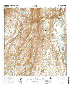 Mount Hayes A-6 SE Alaska Current topographic map, 1:25000 scale, 7.5 X 7.5 Minute, Year 2016