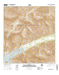 Mount Hayes B-1 SW Alaska Current topographic map, 1:25000 scale, 7.5 X 7.5 Minute, Year 2016