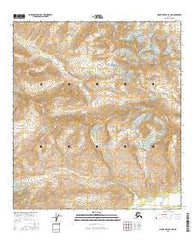Mount Hayes B-2 NE Alaska Current topographic map, 1:25000 scale, 7.5 X 7.5 Minute, Year 2016